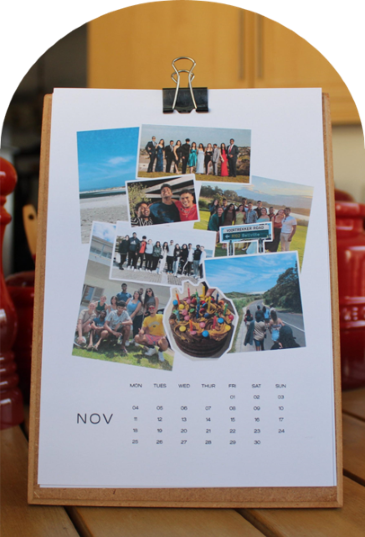 Gift Calendar — November spread